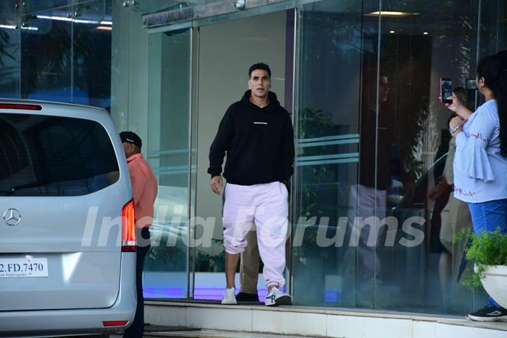 Akshay Kumar spotted in Andheri  