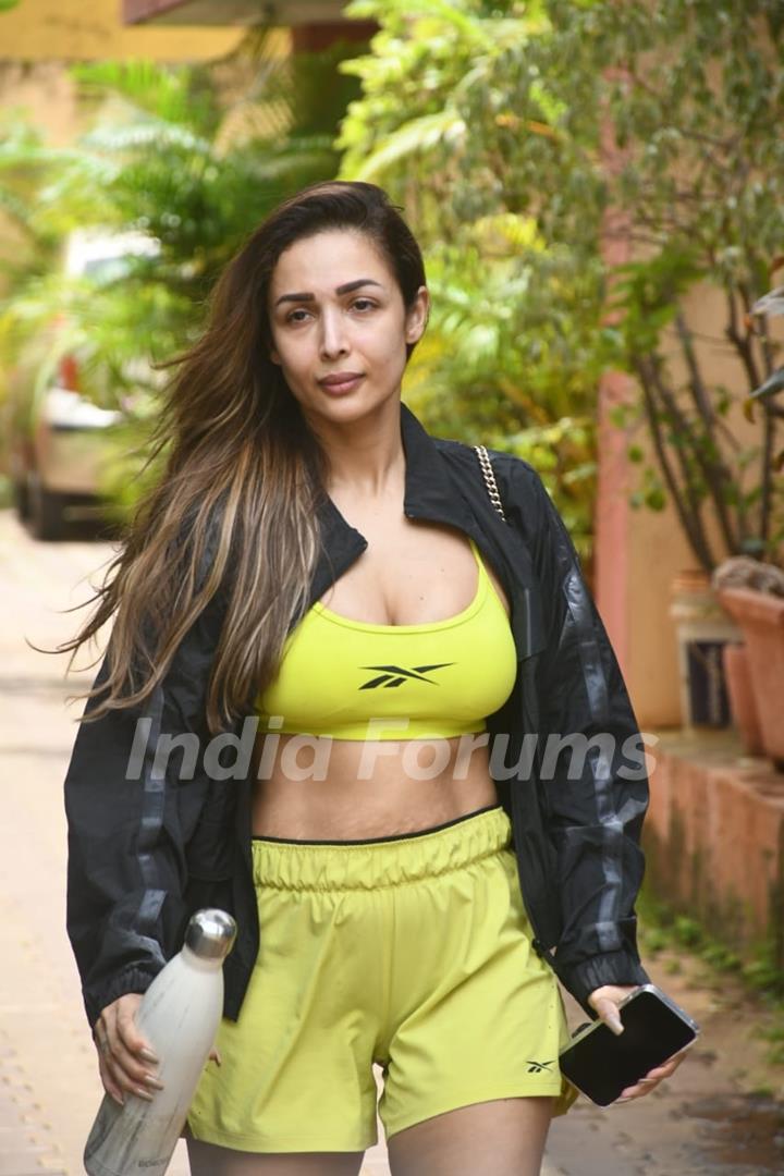 Malaika Arora spotted in Bandra