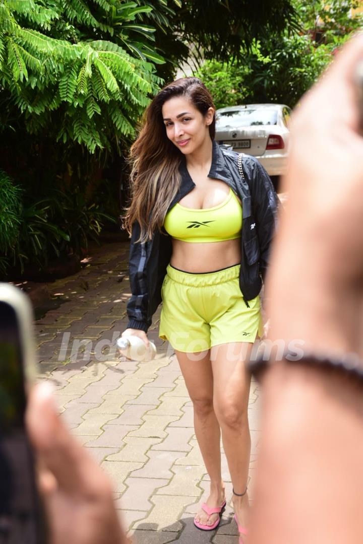 Malaika Arora spotted in Bandra