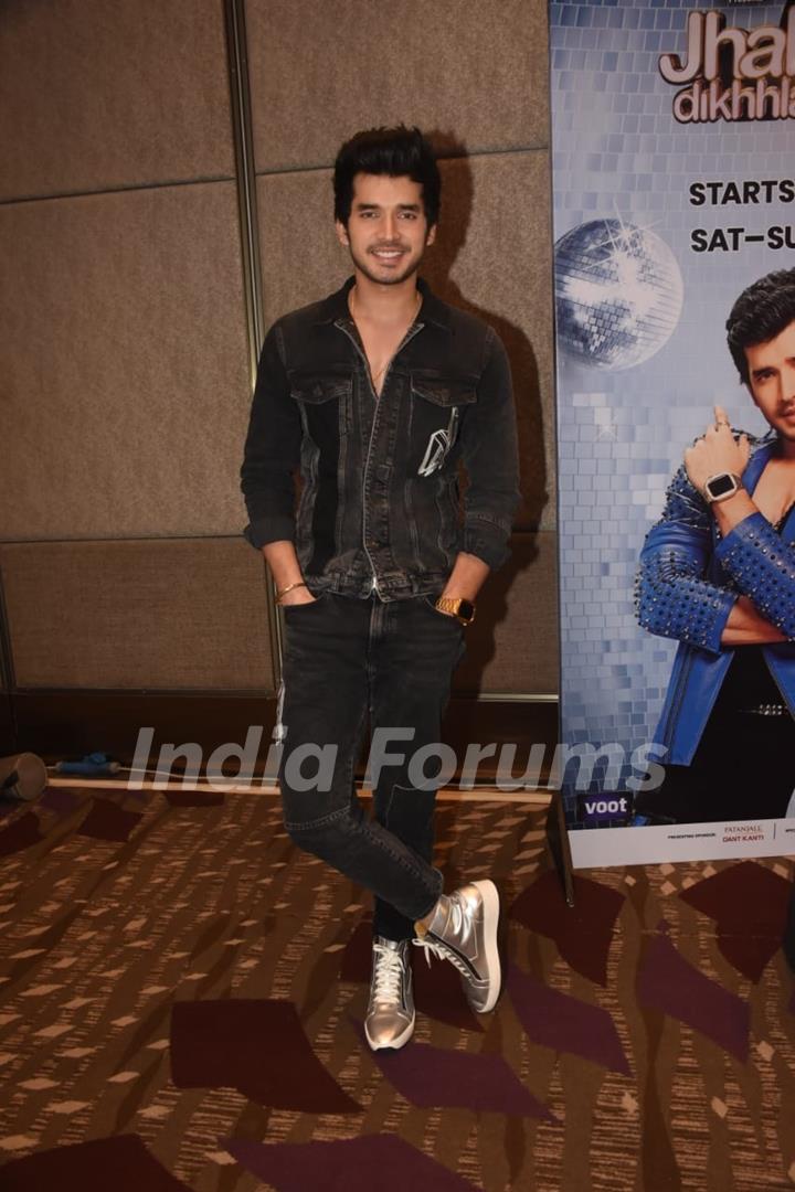 Paras Kalnawat spotted at the press launch of Jhalak Dikhhla Jaa 10 at JW Marriott Sahar