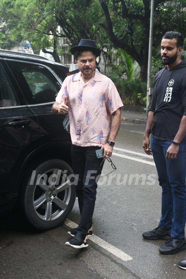 Anil Kapoor spotted in Bandra