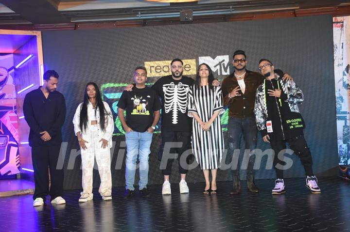 Badshah clicked at the MTV Hustle 2.0 event 