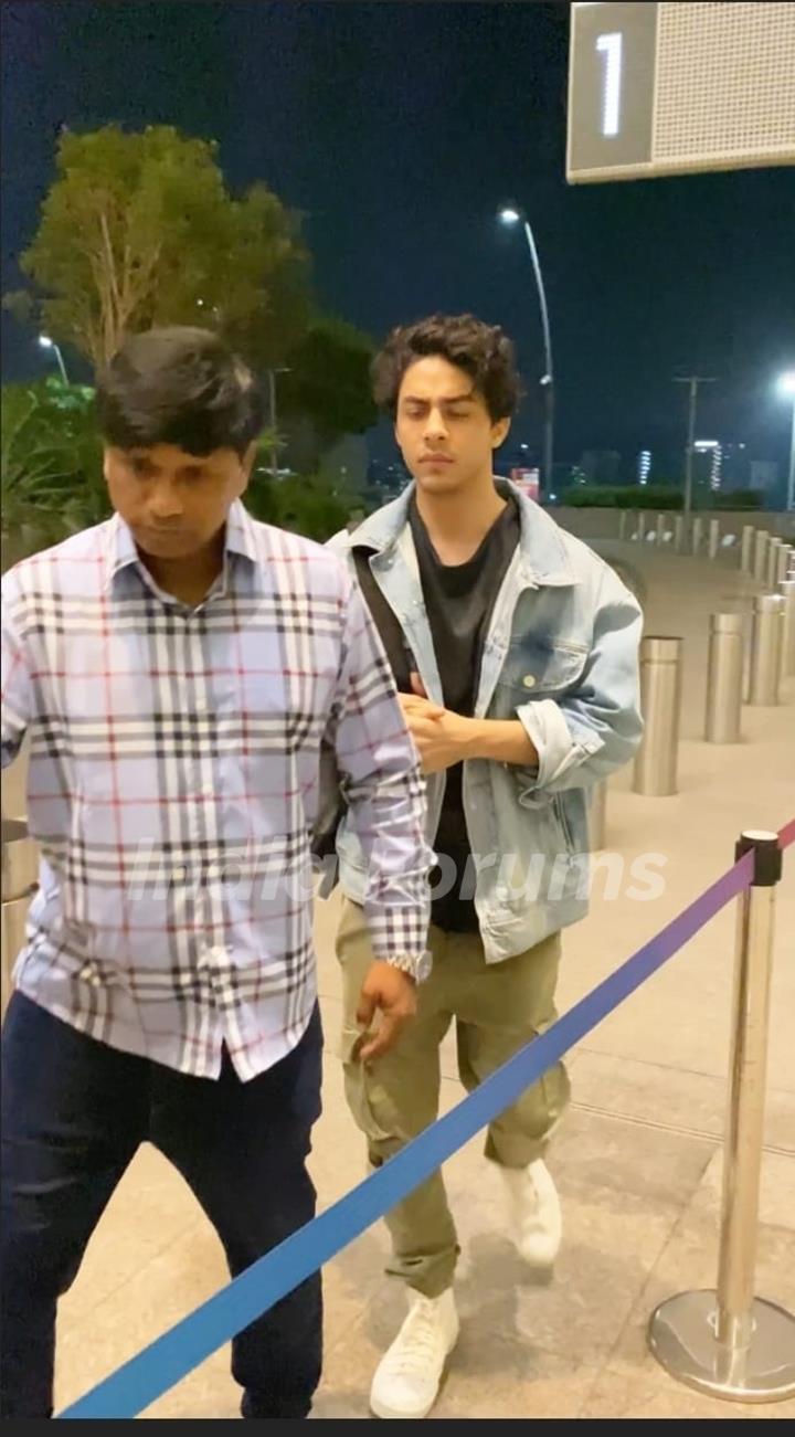 Aryan Khan spotted at the airport