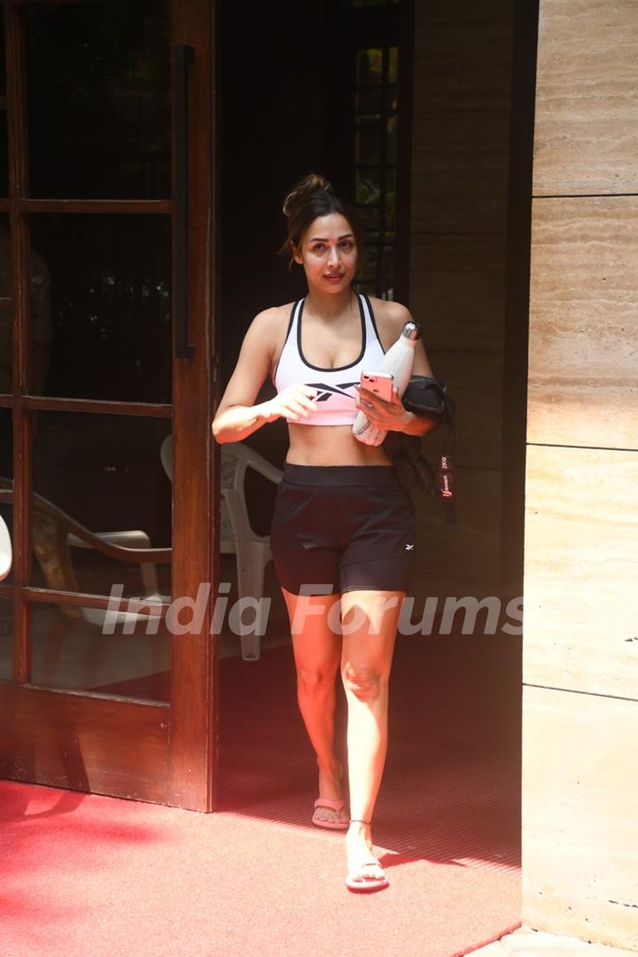 Malaika Arora spotted in Bandra