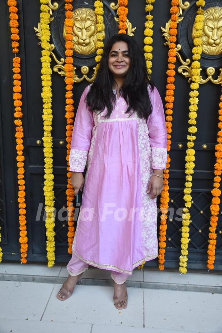 spotted at Ekta Kapoor’s residence for Ganpati darshan 