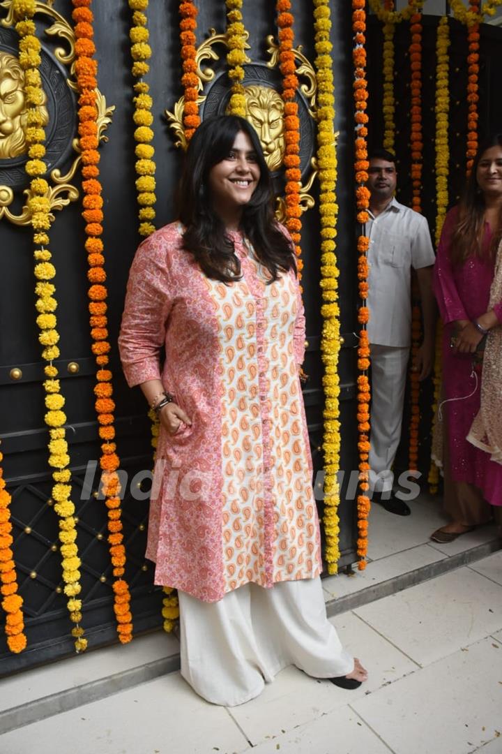 Ekta Kapoor spotted outside her residency