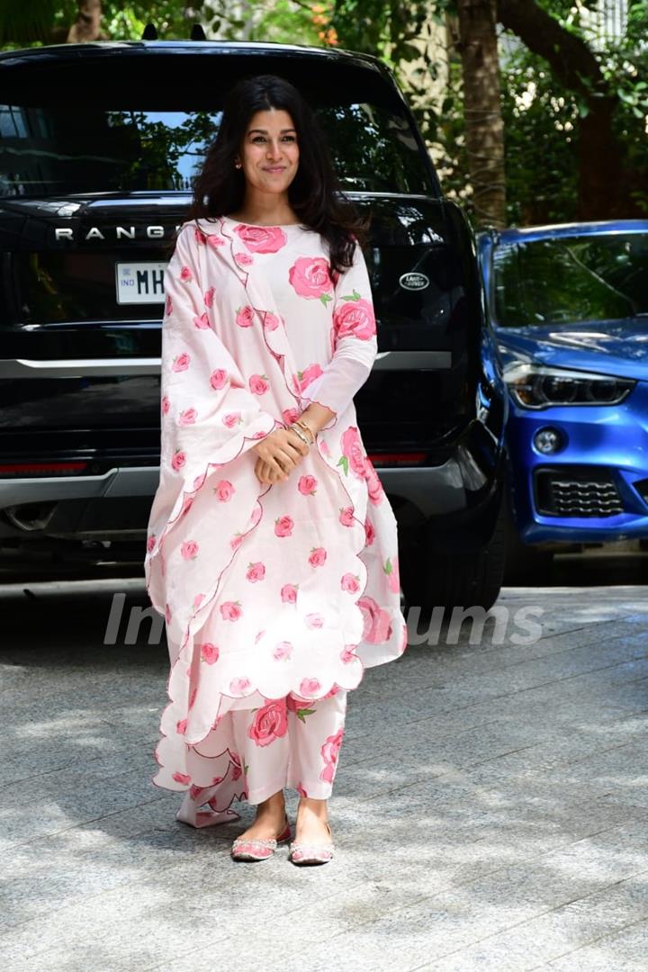 Nimrat Kaur spotted at Maddock Office in Santacruz