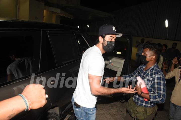 Ranbir Kapoor spotted in the city