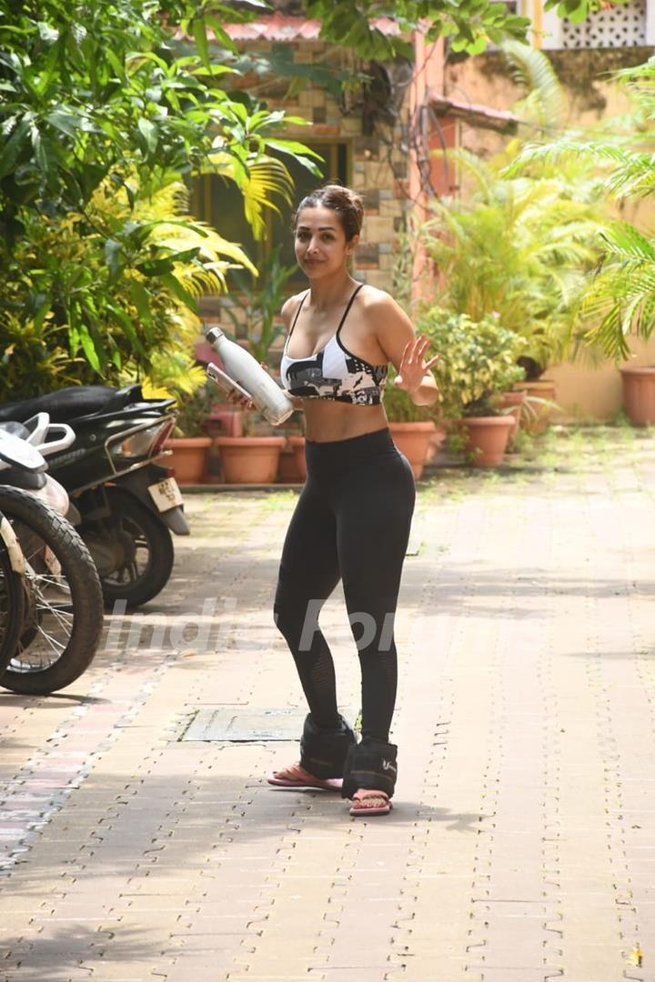 Malaika Arora spotted in Bandra