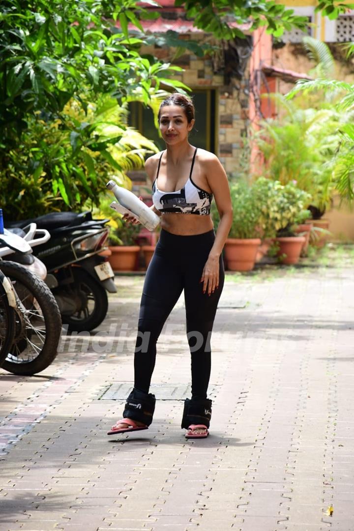 Malaika Arora spotted in Bandra