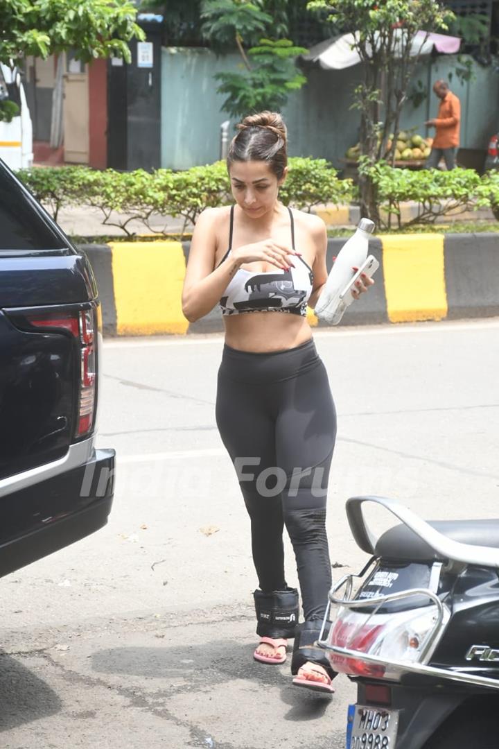 Malaika Arora spotted in Bandra