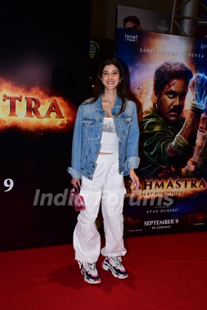 Shanaya Kapoor attend the screening of Brahmastra