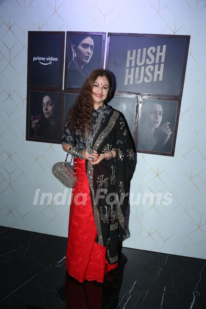 Ayesha Jhulka snapped at Hush Hush trailer launch at JW Marriott in Juhu