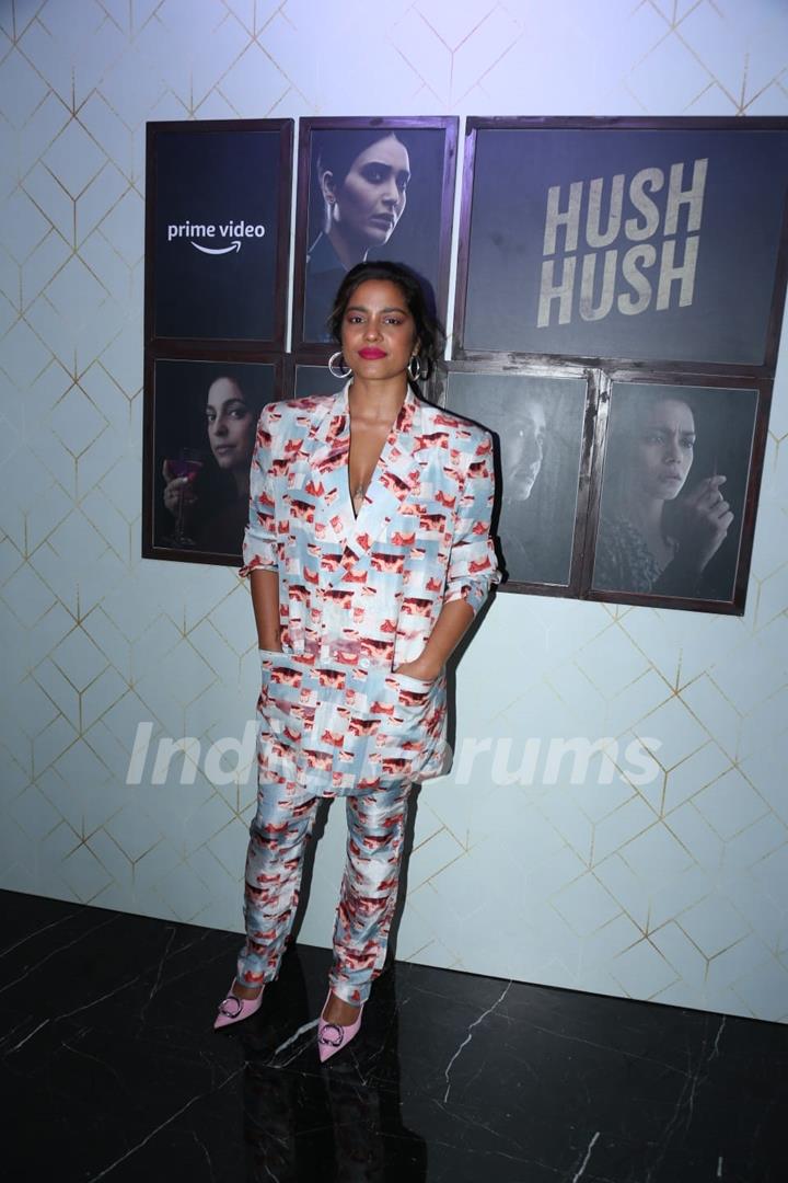 Shahana Goswami snapped at Hush Hush trailer launch at JW Marriott in Juhu