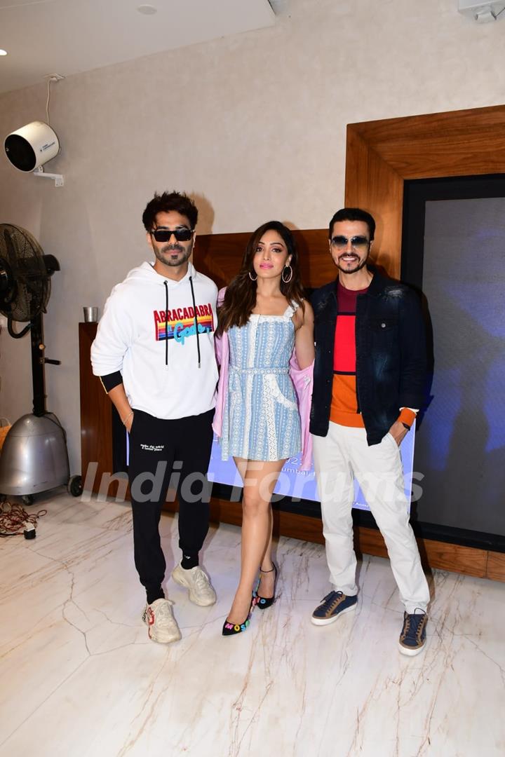 Aparshakti Khunapped at T-Series office for promotionrana, Darshan Kumaar, Khushalii Kumar s of their film Dhokha Round D Corner