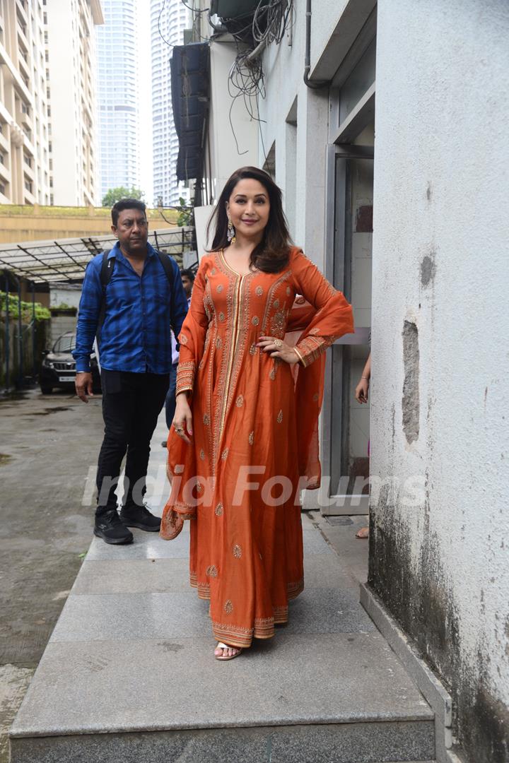 Madhuri Dixit spotted in the city 