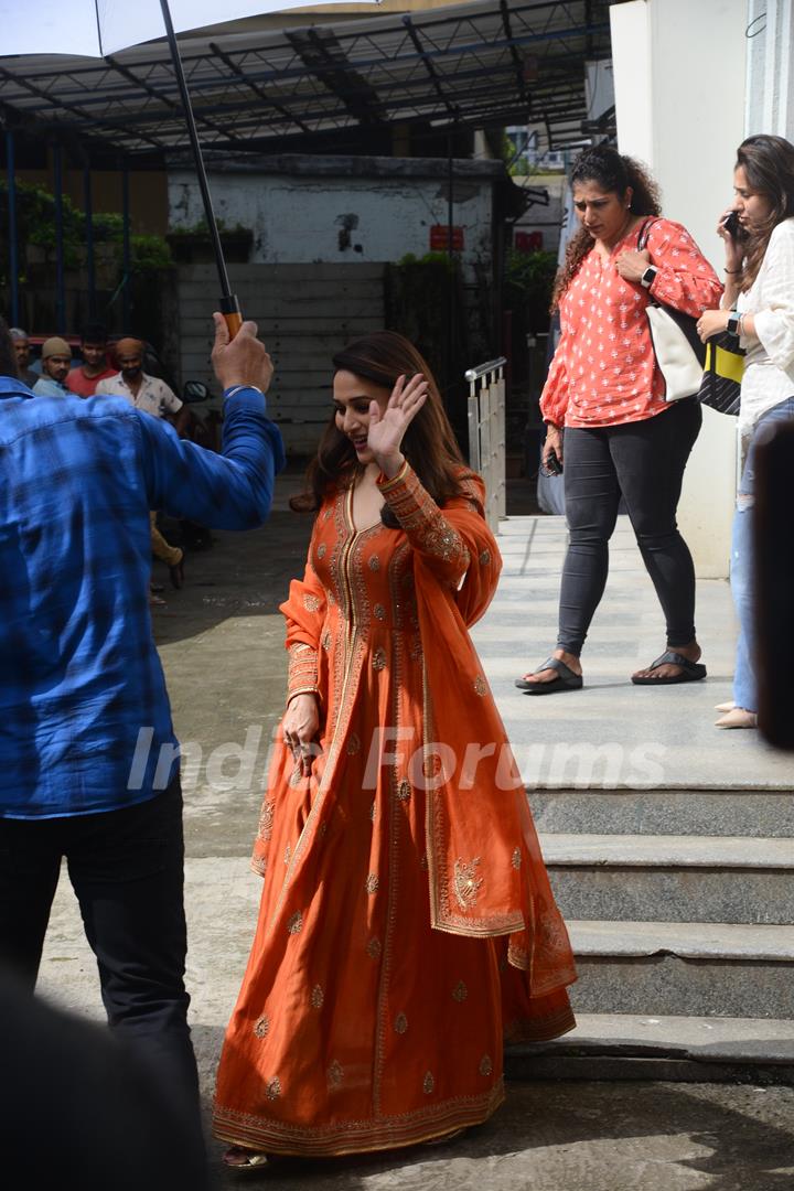 Madhuri Dixit spotted in the city 