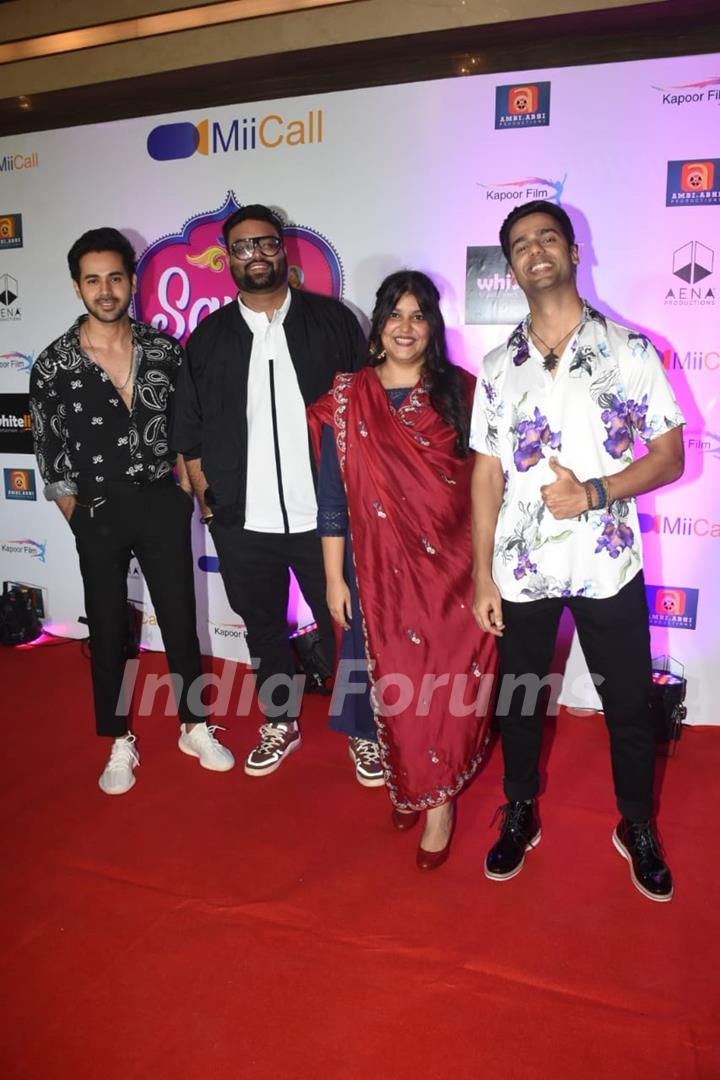 Randeep Rai, Abhishek Saxena, Sanah Kapur, Gaurav Pandey grace the special screening of Saroj Ka Rishta