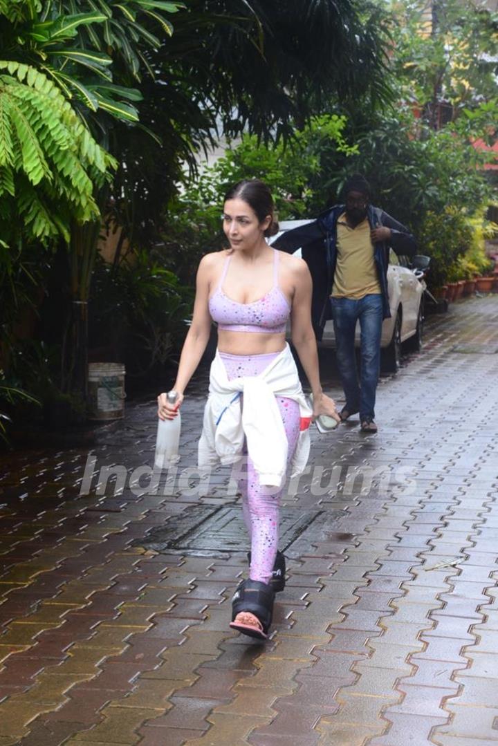 Malaika Arora spotted in Bandra