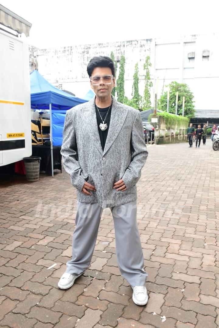 Karan Johar snapped on the set of Jhalak Dikhhla Jaa 10 