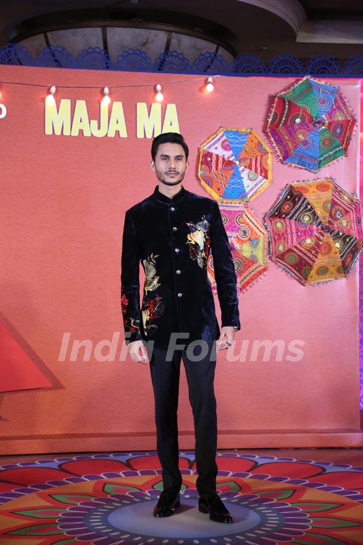 Ritwik Bhowmik spotted at trailer launch of film Maja Ma 