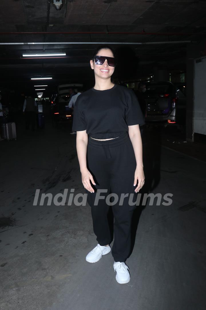 Tamannaah Bhatia spotted at the Mumbai airport