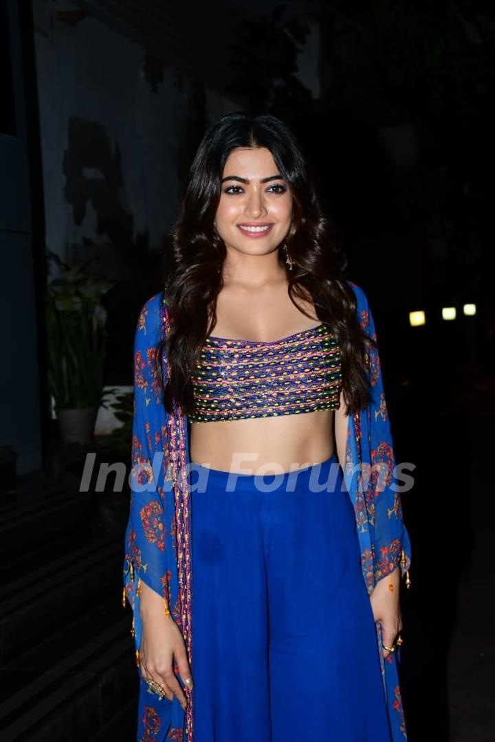 Rashmika Mandanna snapped on the set of  Jhalak Dikhhla Jaa 10 