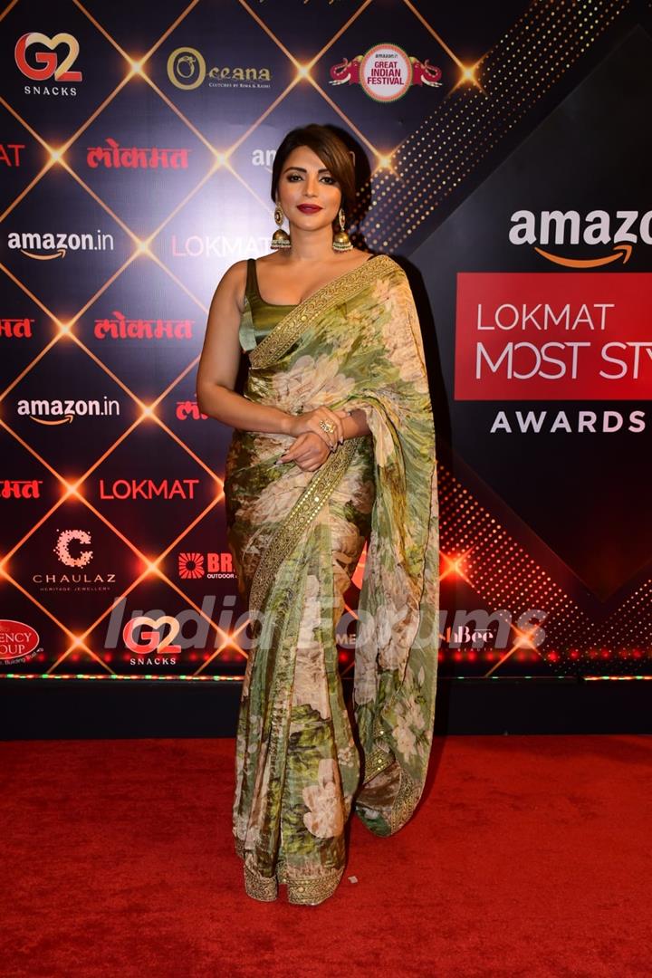 Shama Sikander grace the Lokmat Most Stylish Awards 2022