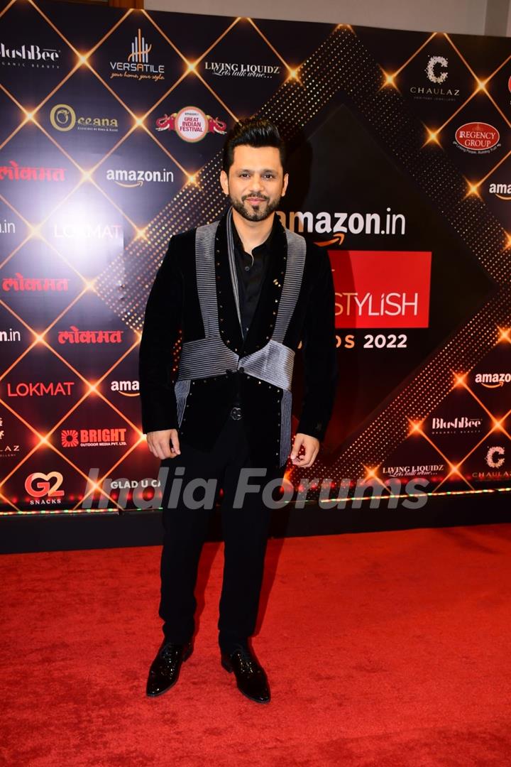 Rahul Vaidya grace the Lokmat Most Stylish Awards 2022