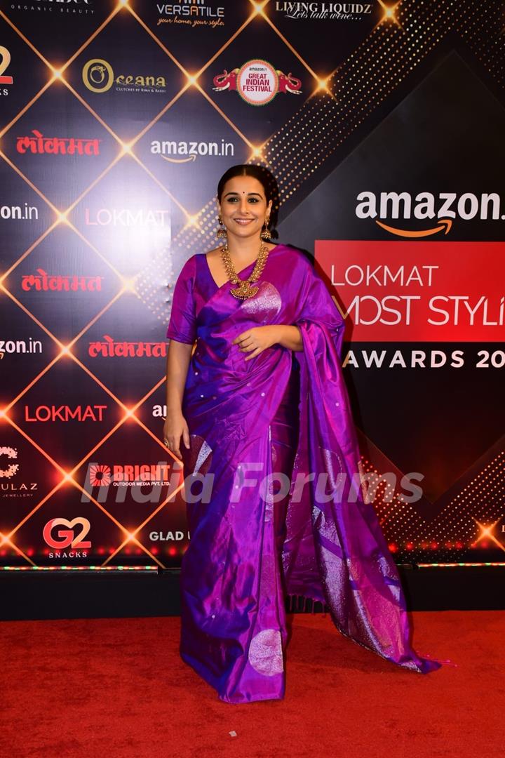 Vidya Balan  grace the Lokmat Most Stylish Awards 2022