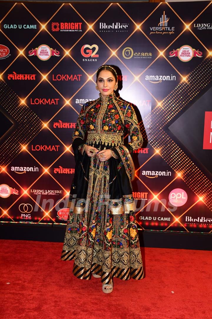 Isha Koppikar grace the Lokmat Most Stylish Awards 2022