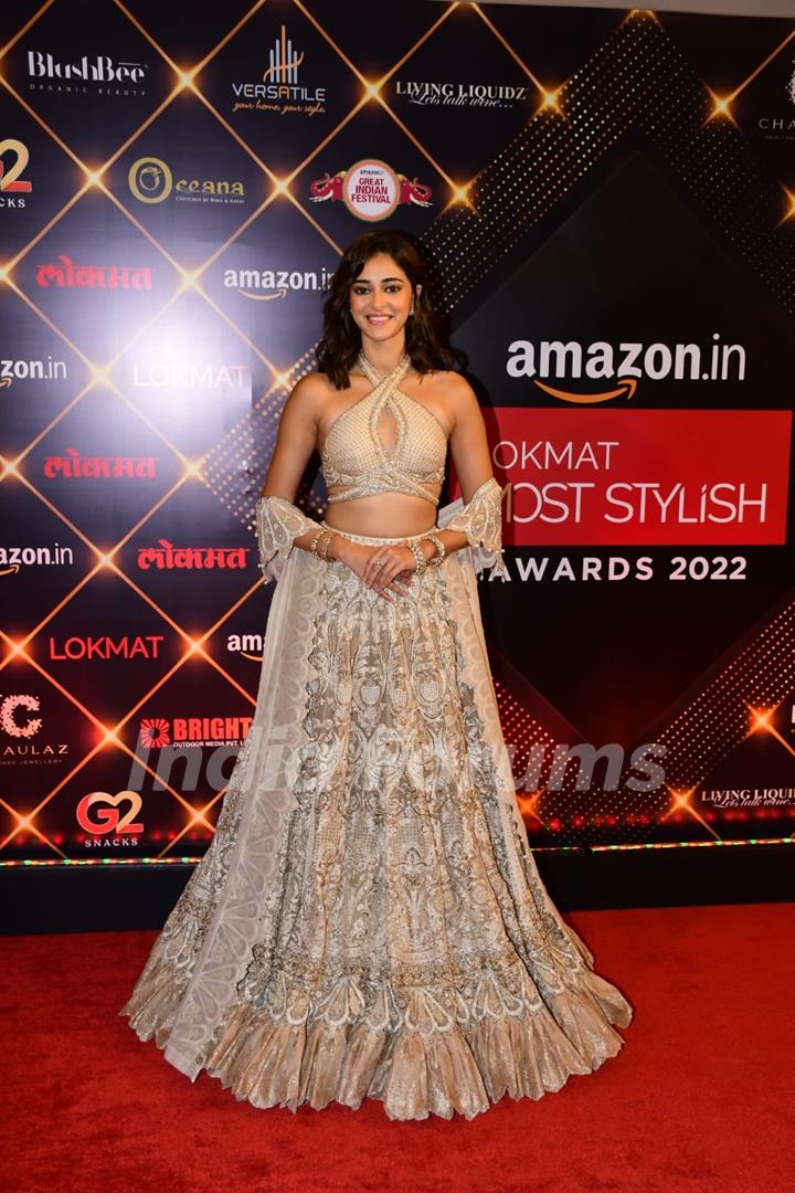 Ananya Panday grace the Lokmat Most Stylish Awards 2022