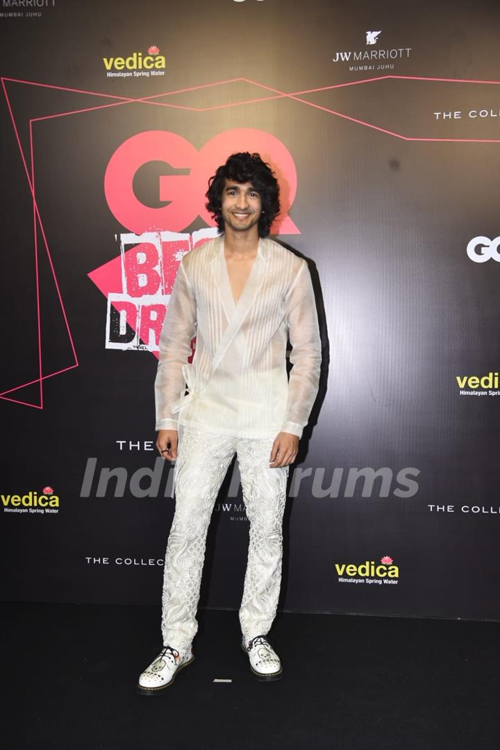 Shantanu Maheshwari snapped attending the GQ Best Dressed Awards 2022 in a all white ensemble