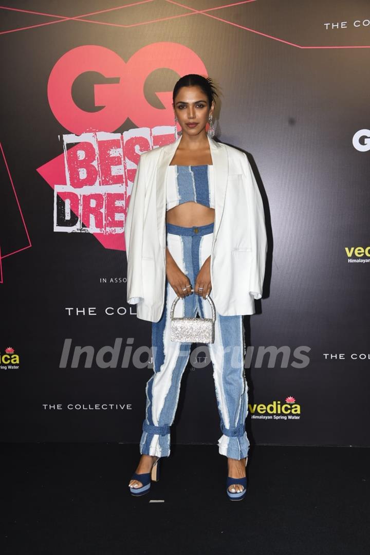 Shriya Pilgaonkar snapped attending the GQ Best Dressed Awards 2022