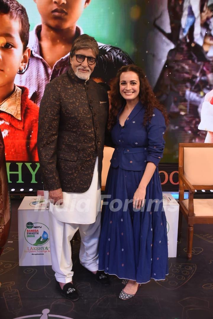 Amitabh Bachchan, Dia Mirza grace Banega Swasth India campaign