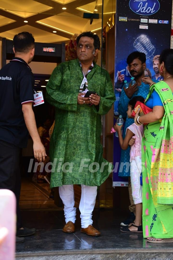 Anurag Basu snapped during Durga Puja at North Bombay Sarbojanin