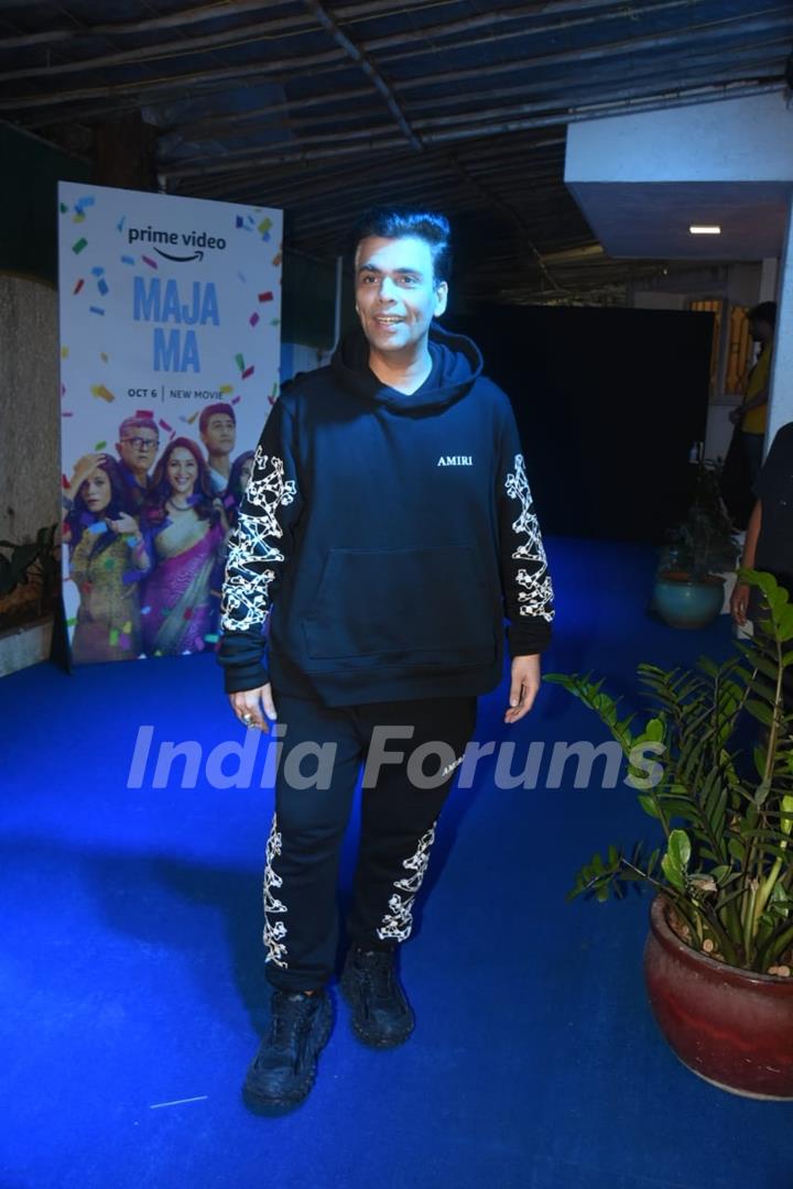 Karan Johar grace the screening of Maja Ma