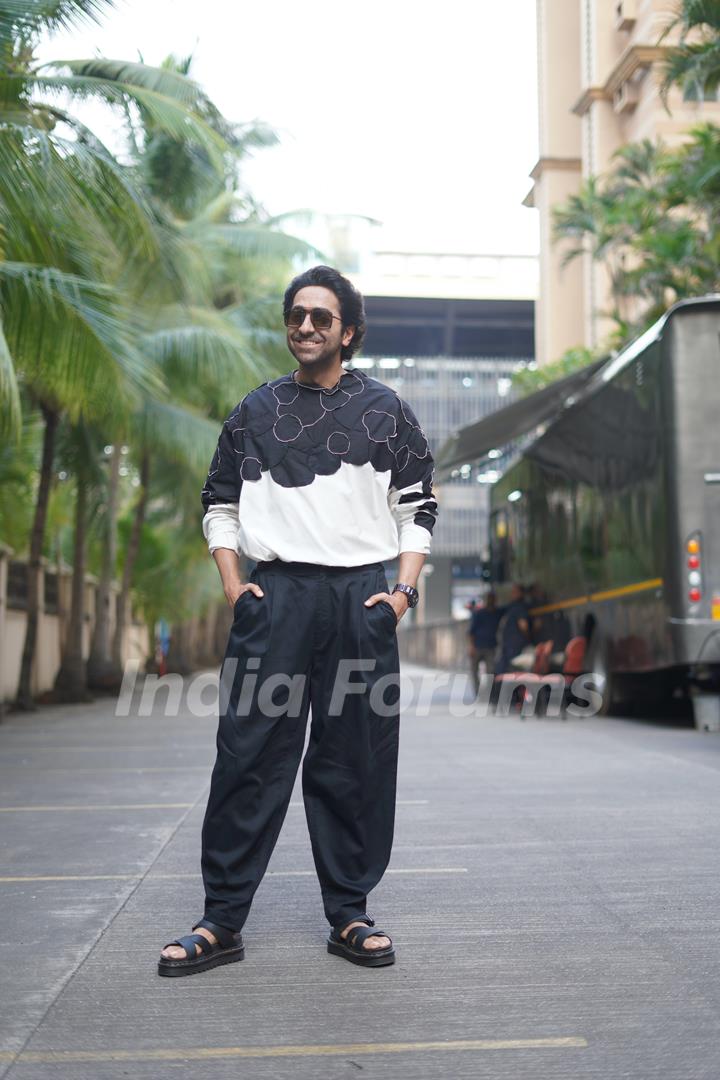 Ayushmann Khurrana spotted promoting his upcoming film Doctor-G
