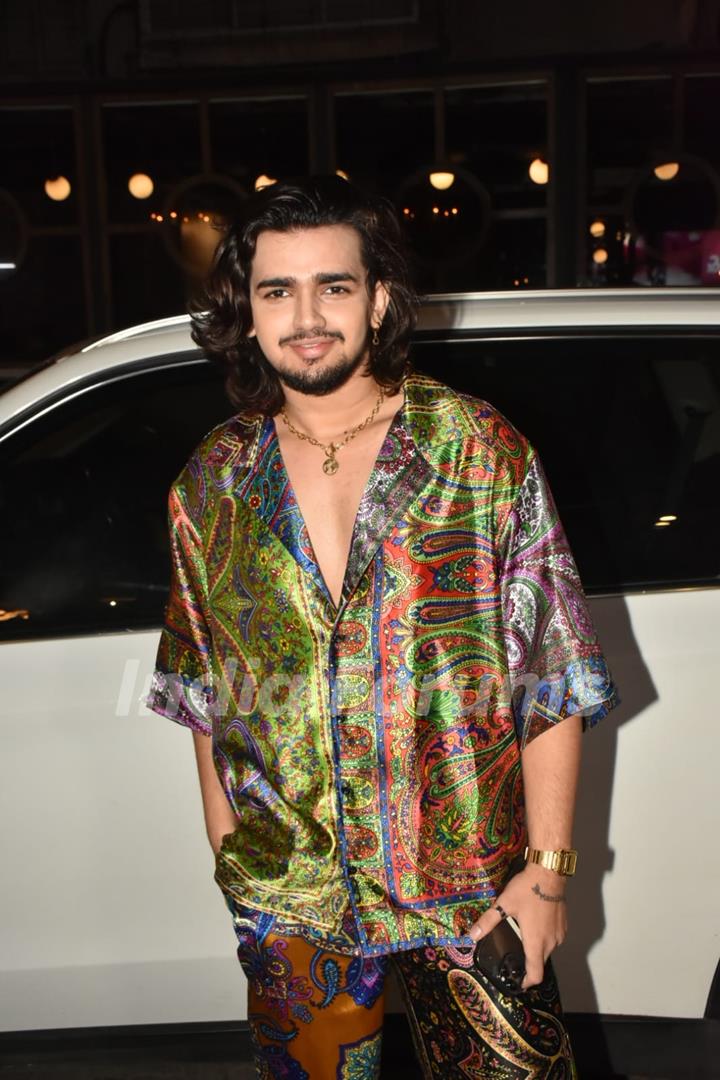 Vishal Pandey  spotted at Faisal Shaikh birthday Party 