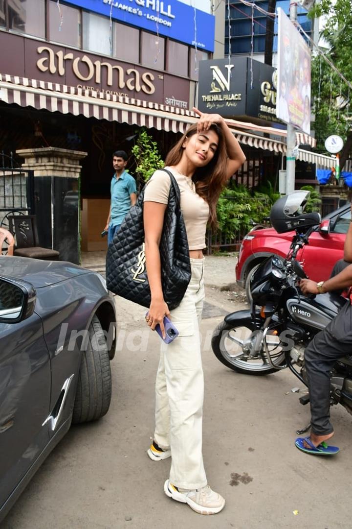 Pooja Hegde spotted in the city 