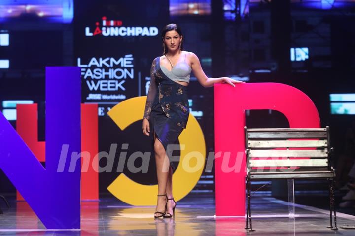 Gauahar Khan grace the Ramp Walk of Lakme Fashion Week 2022