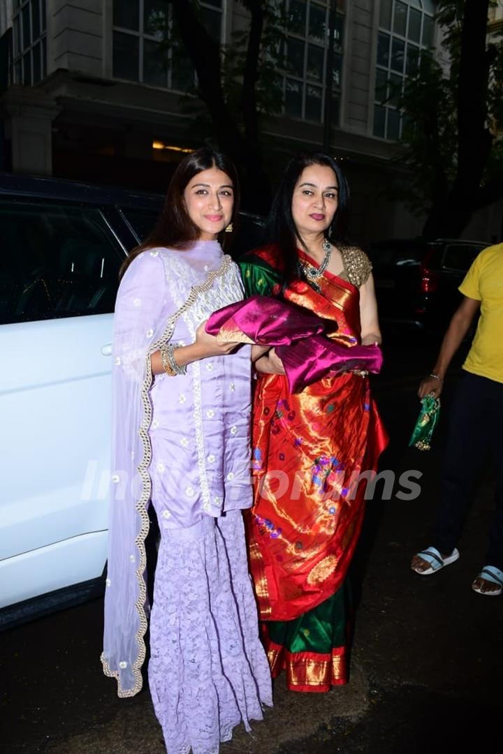 Celeb spotted at Anil Kapoor’s residence for Karwa Chauth pooja