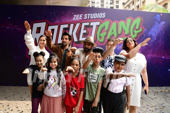 Nikita Dutta, Jayshree Gogoi, Aditya Seal, Dipali Borkar, Bosco Martis, Jason Tham, Siddhant Sharma snapped at Rocket Gang trailer launch