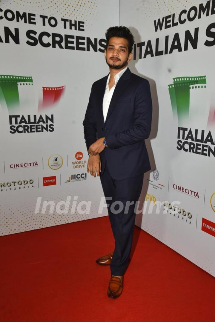 Munawar Faruqui spotted at the Welcome To The Italian Screens event at Jio World Drive 