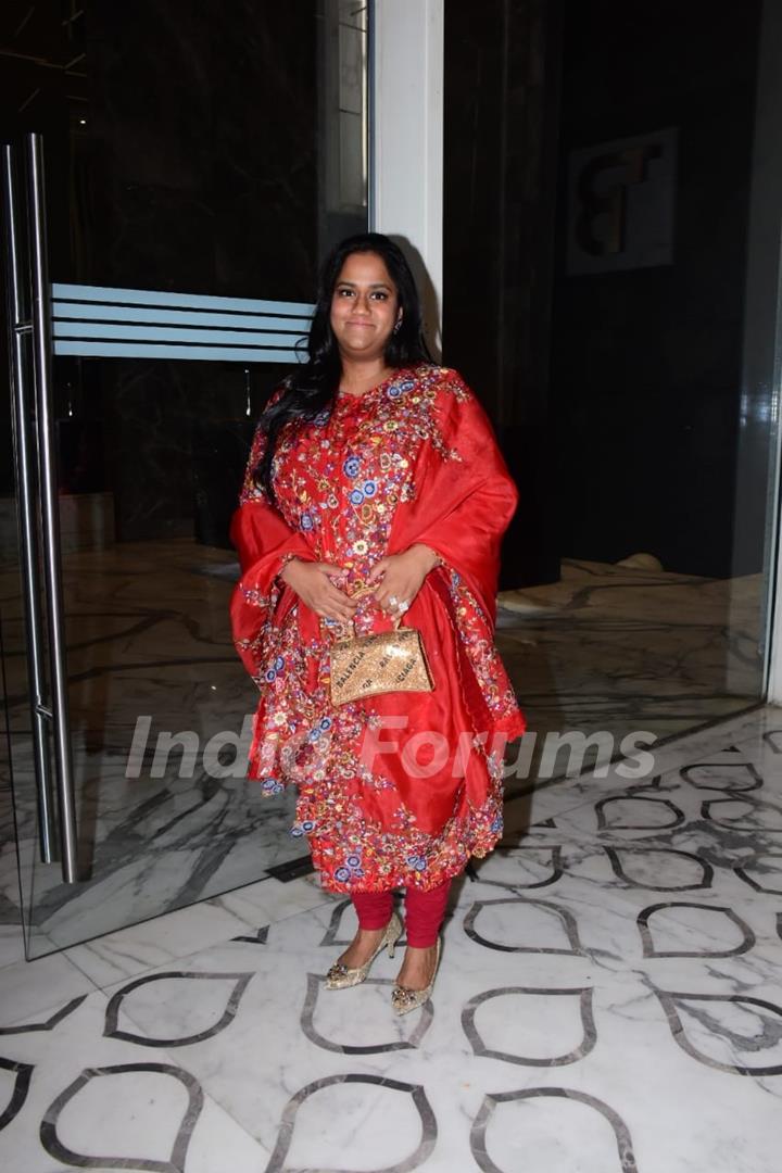 Arpita Khan clicked at Ayushmann Khurrana’s Diwali party