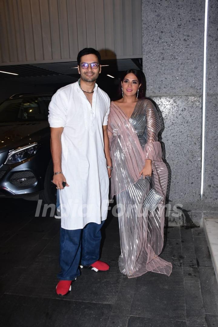 Ali Fazal, Richa Chadha clicked at Ayushmann Khurrana’s Diwali party