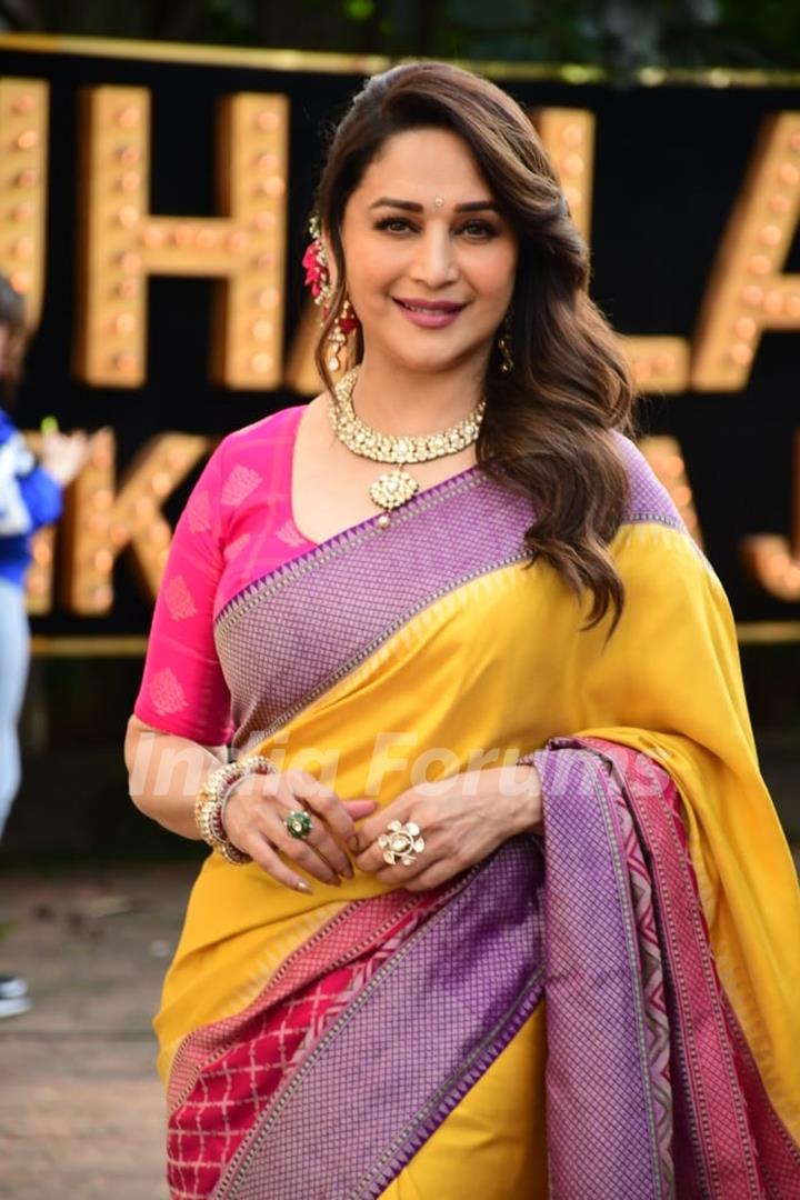 Madhuri Dixit spotted on the set of Jhalak Dikhlaa Jaa 10 