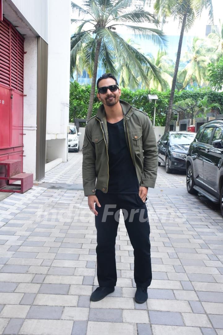 Harshvardhan Rane spotted promoting upcoming film Tara Vs Bilal at T-Series office in Mumbai 