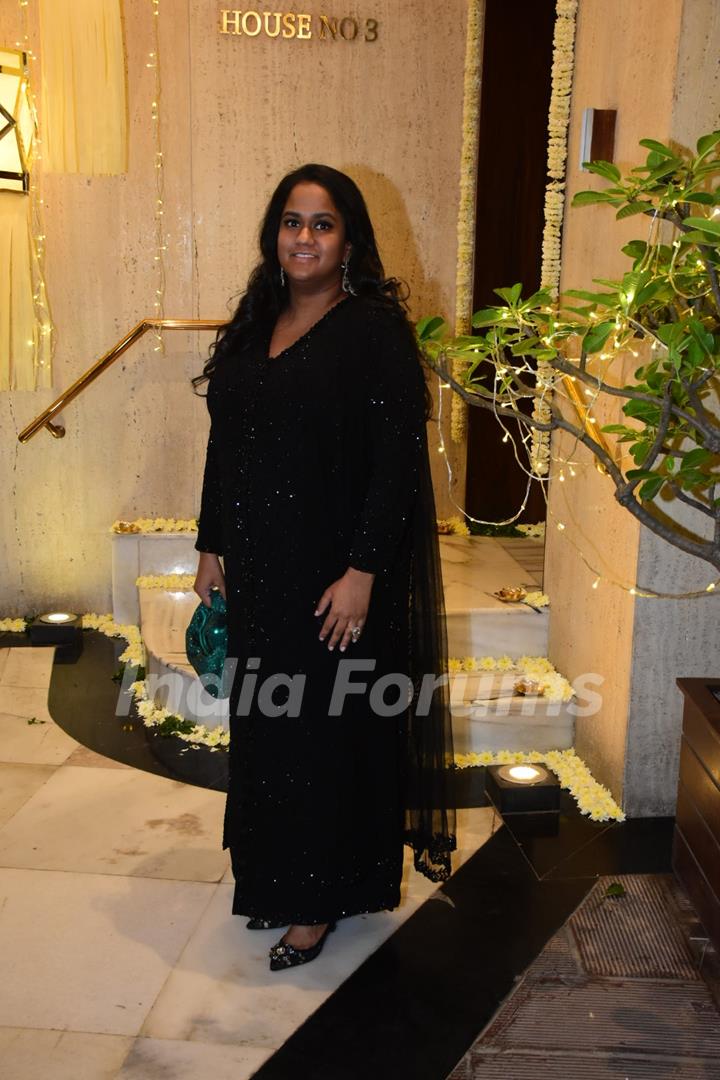 Arpita Khan clicked at the Manish Malhotra's Diwali Party 