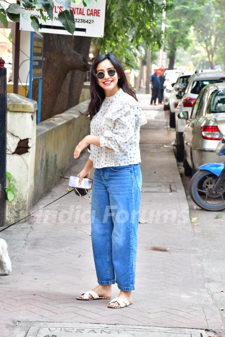 Neha Sharma spotted in Bandra